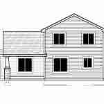 plan 200-1003 rear elevation