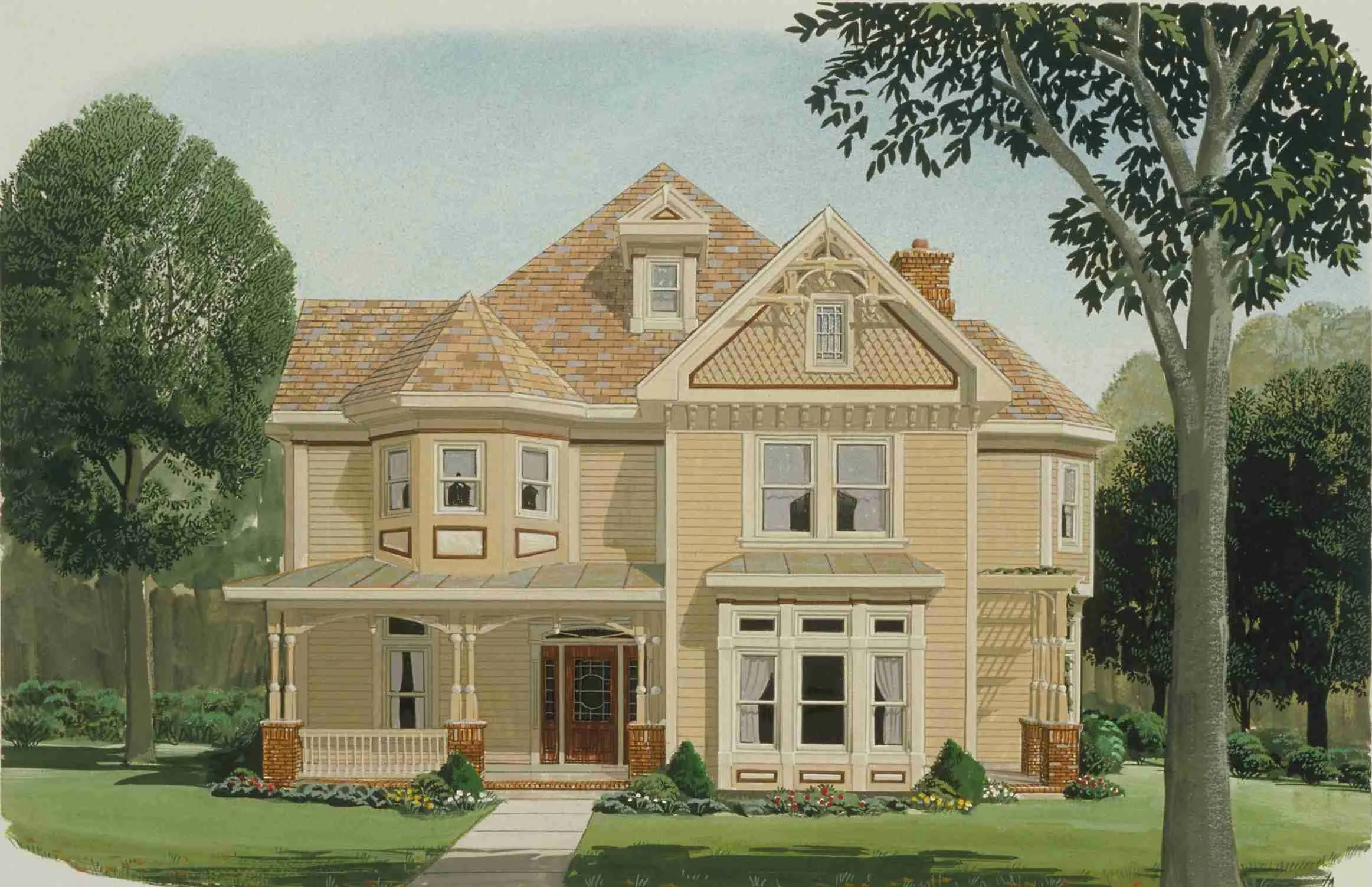 plan 101-0003 front view rendering