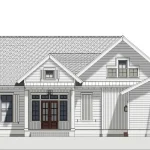 plan 300-0002 front view rendering