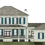 plan 300-0003 front view rendering