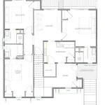 plan 300-0008 second level floor plan