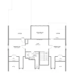 plan 300-0010 second level floor plan