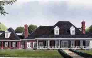 plan 101-0036 front view rendering