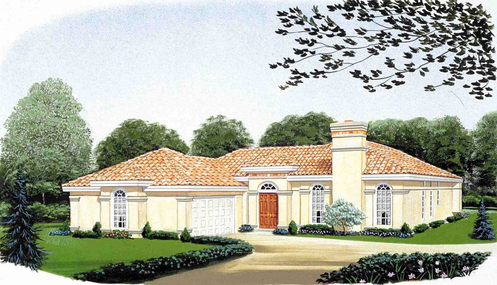 plan 101-0018 front view rendering