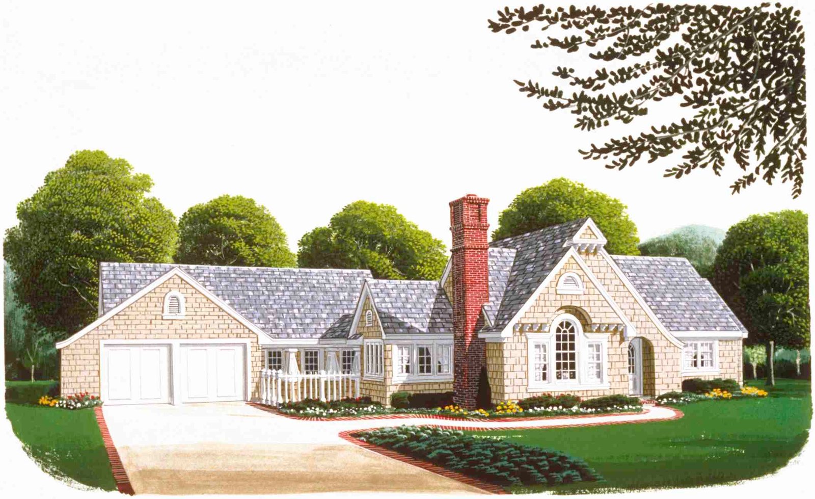 plan 101-0001 front view rendering