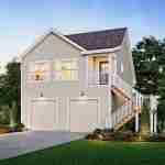 plan 101-0046 front view rendering