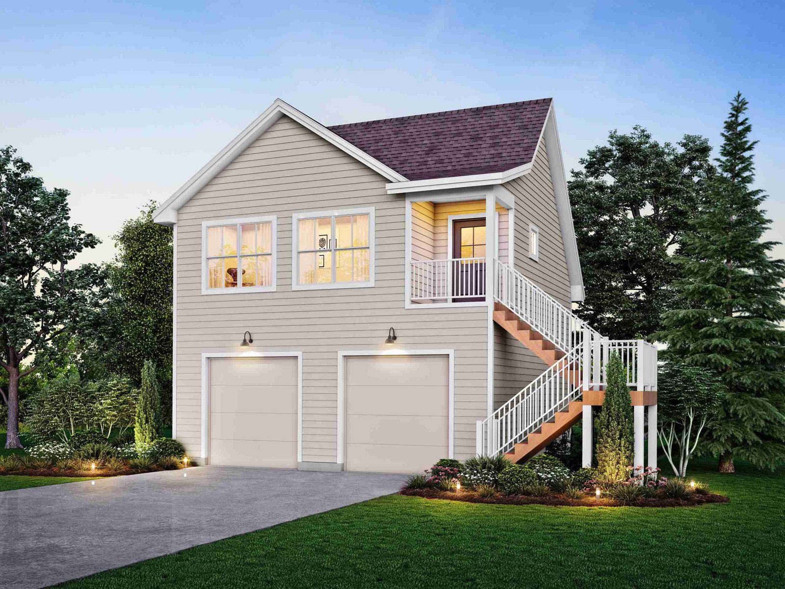 plan 101-0046 front view rendering