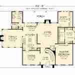 plan 101-0020 main level floor plan