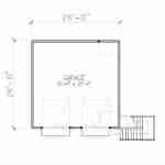 plan 101-0046 garage level floor plan