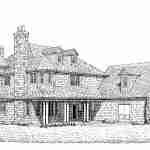 plan 101-0032 rear view rendering