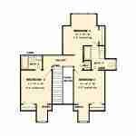 plan 101-0022 second level floor plan