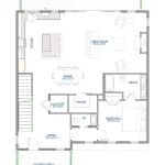 plan 300-0007 second level floor plan