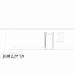 plan 240-0005 right elevation