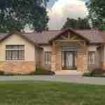 plan 240-0103 front view rendering