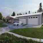 plan 470-0002 front right angle view rendering