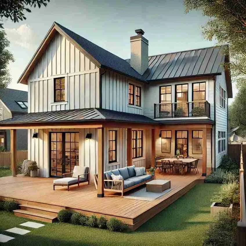 barndominium backyard