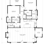 plan 510-0004 main level floor plan