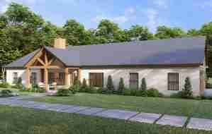 plan 110-0002 front right angled rendering