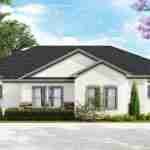 plan 240-0001 front view rendering