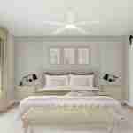 plan 110-0010 master bedroom rendering