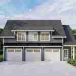 plan 110-0007 front view rendering