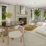 plan 110-0008 dining room rendering