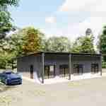 plan 470-0019 front aerial rendering