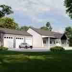 plan 240-0017 front view rendering