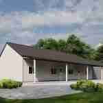 plan 240-0017 angled side rendering