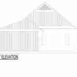 plan 240-0018 left elevation