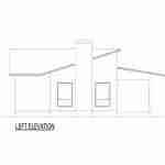 plan 240-0019 left elevation