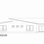 plan 240-0019 rear elevation