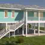 plan 240-0025 front view rendering