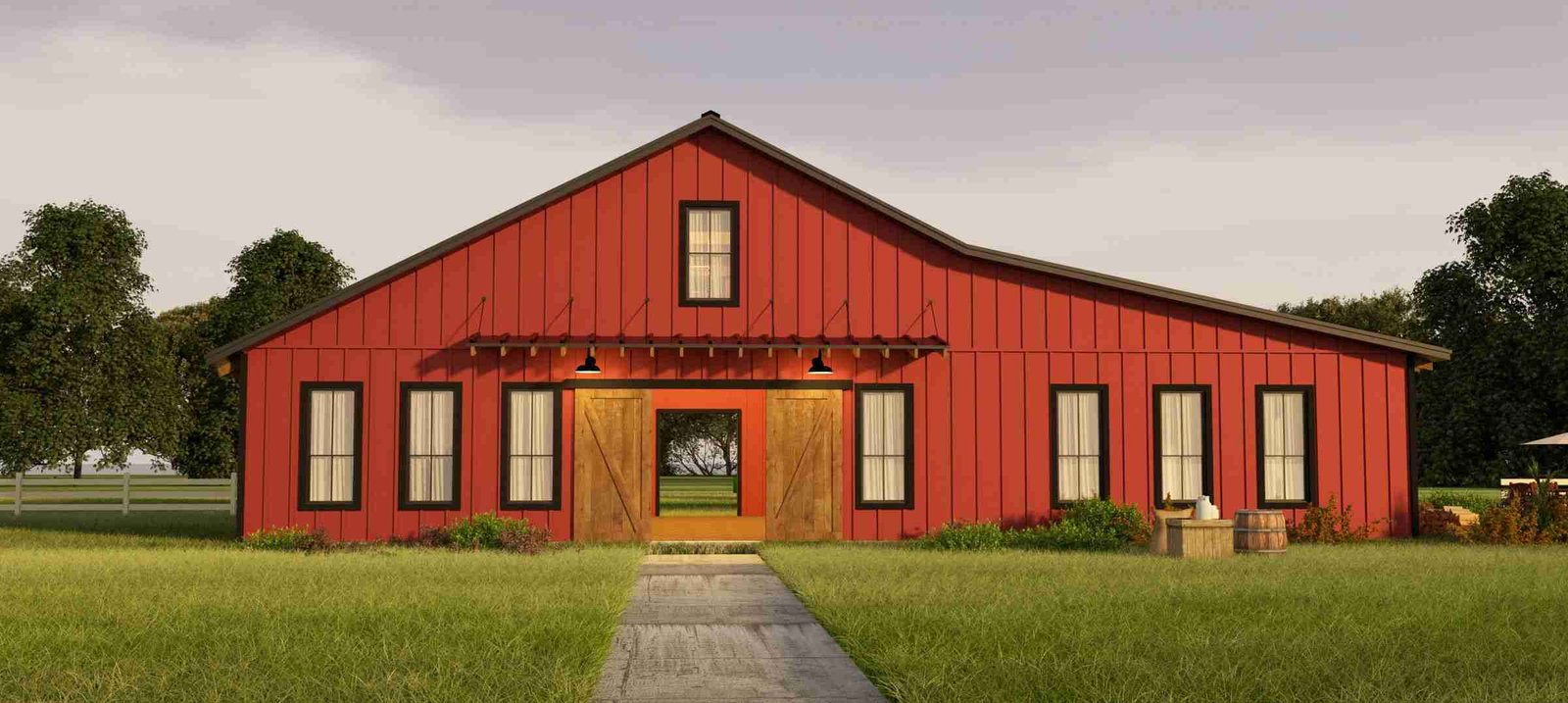 plan 240-0038 front view rendering