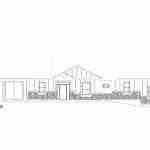 plan 240-0042 front view elevation