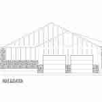 plan 240-0042 right view elevation