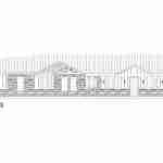 plan 240-0070 front view elevation