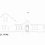 plan 240-0050 front view elevation