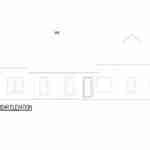 plan 240-0050 rear view elevation