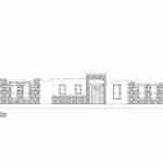 plan 240-0051 front view elevation