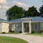 plan 240-0051 front view rendering