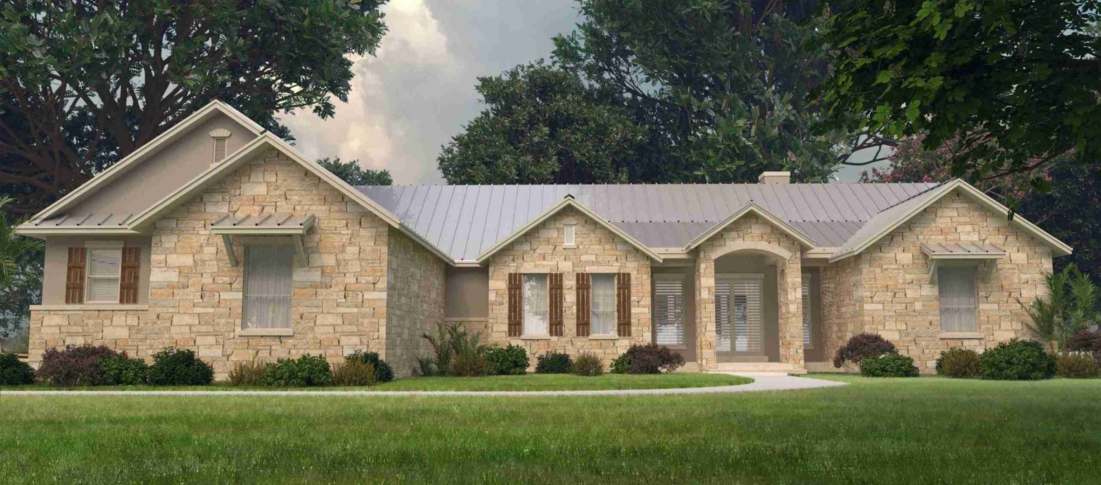 plan 240-0056 front view rendering
