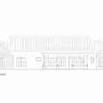 plan 240-0059 rear view elevation