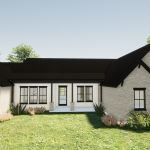 plan 240-0059 front view rendering