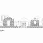 plan 240-0067 front view elevation