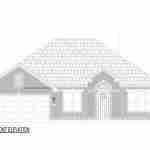 plan 240-0071 front view elevation