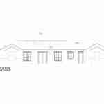 plan 240-0081 rear view elevation