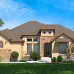 plan 240-0083 front view rendering