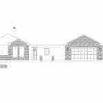 plan 240-0086 front view elevation