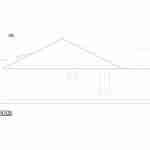 plan 240-0086 left view elevation